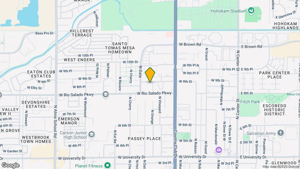 535 W 9th St Map and Location Details