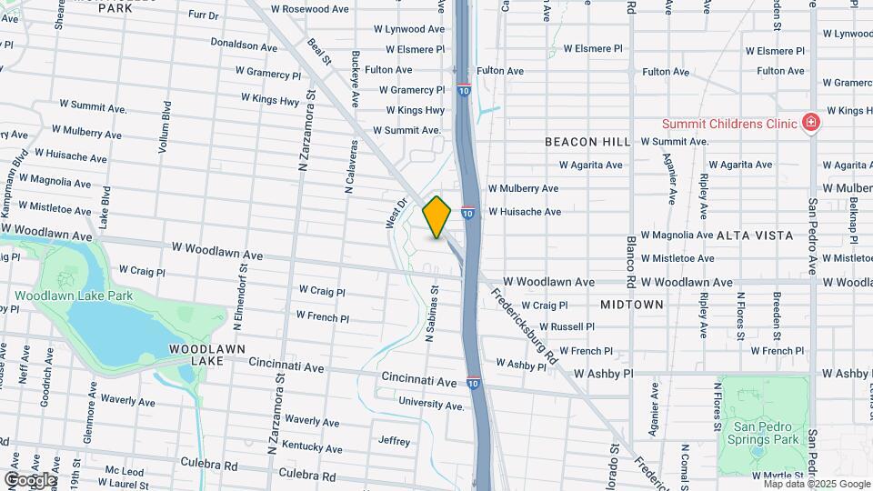1403 W Mistletoe Ave Map and Location Details