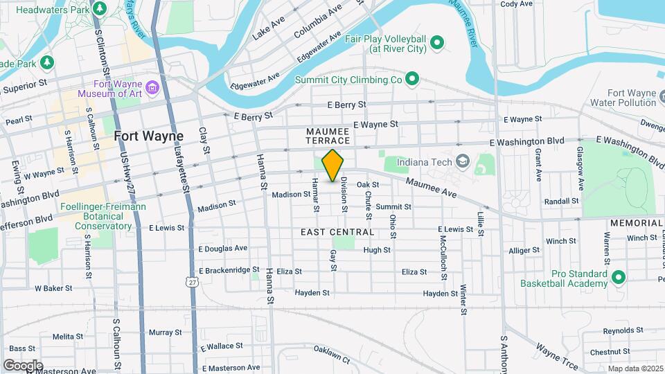 1007 Madison St Map and Location Details