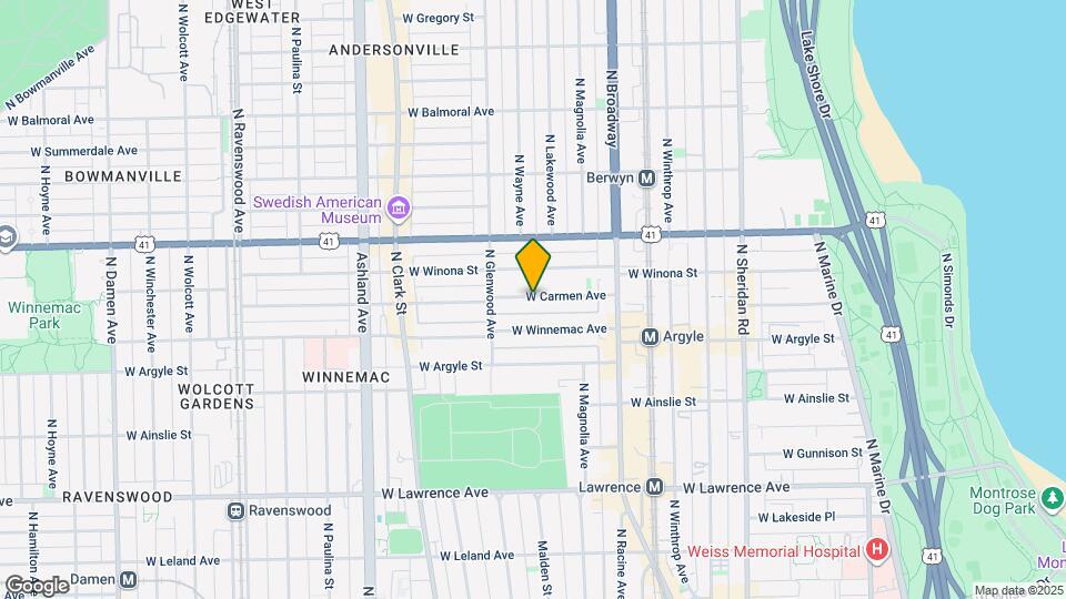 1335 W Carmen Ave, Unit 1B Mapa y Detalles de la Ubicación