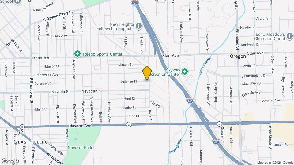 532 Dover Pl Map and Location Details