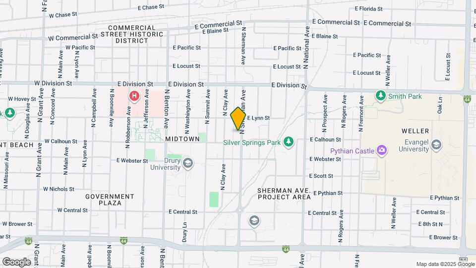 1317 N Sherman Ave Map and Location Details