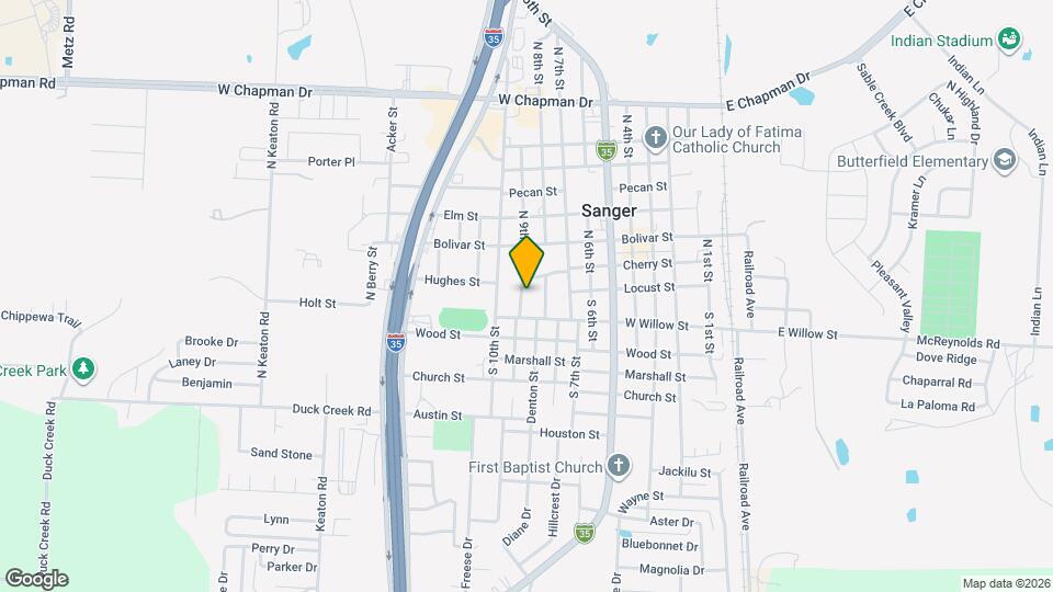 106 N 9th St Map and Location Details