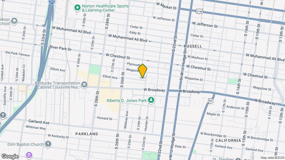 2411 Elliott Ave Map and Location Details