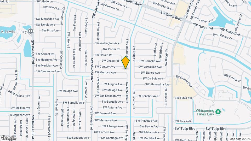 1207 SW Melrose Ave Mapa y Detalles de la Ubicación