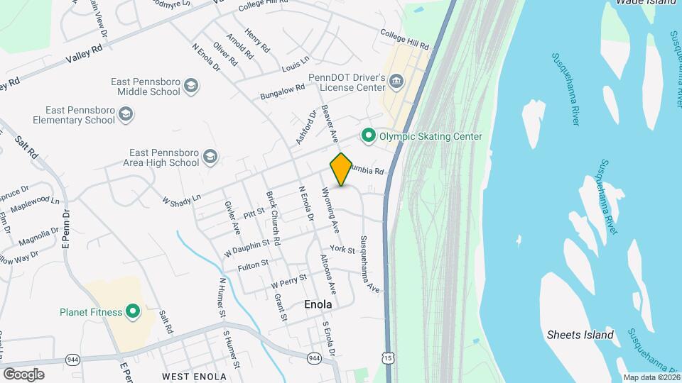 251 Susquehanna Ave Map and Location Details