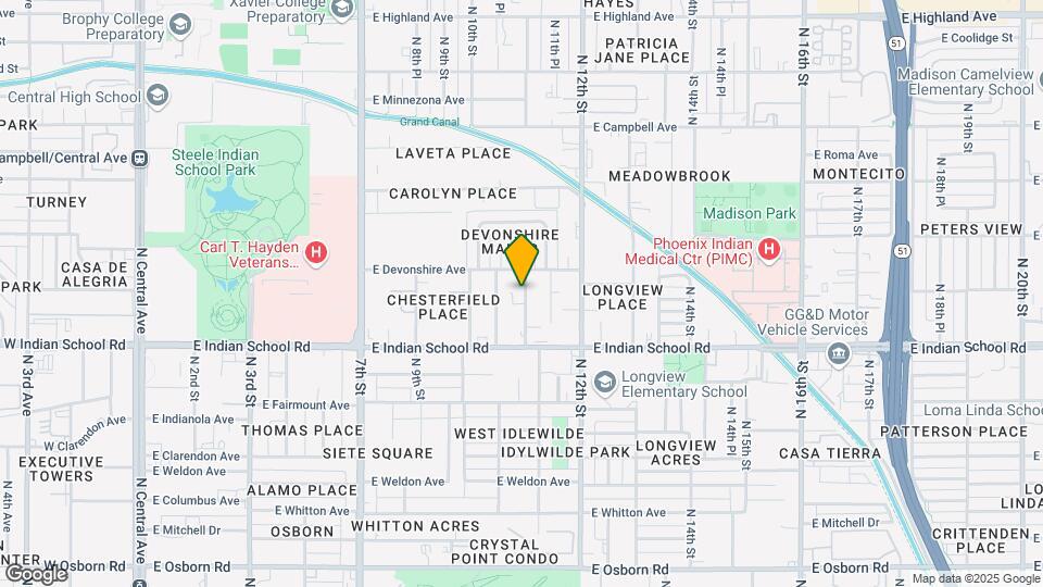 4142 North 11th St Map and Location Details
