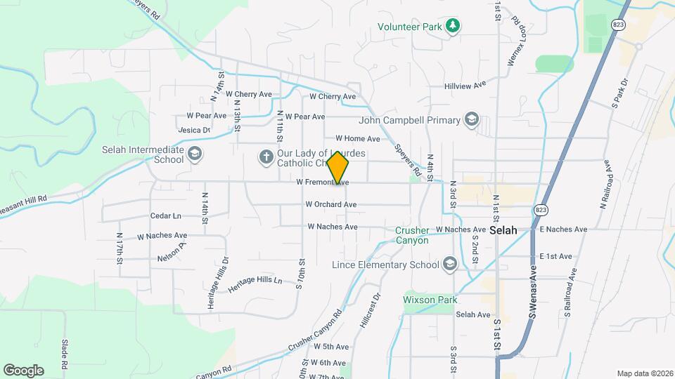 804 W Fremont Ave Map and Location Details
