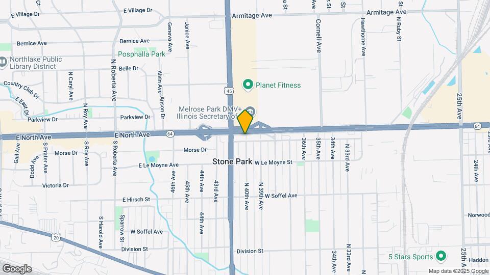 1826 N 40th Ave Map and Location Details