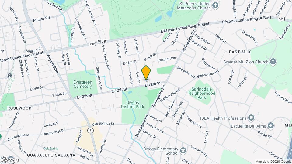 1202 Cometa St, Unit B Map and Location Details