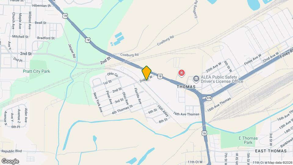 1174 16th Ave Thomas Map and Location Details