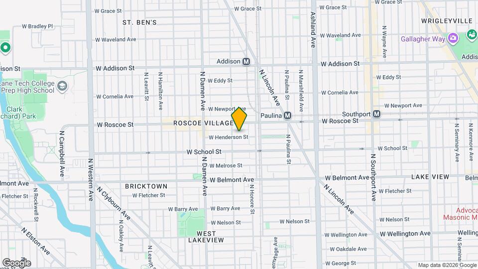 1834 W Henderson St, Unit J02P Map and Location Details