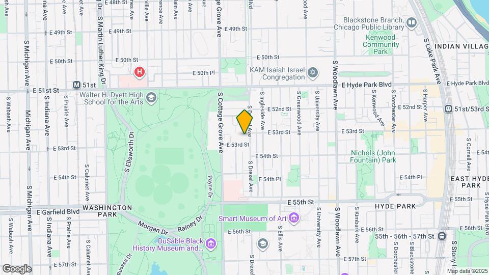 5244.5 S Drexel Ave Map and Location Details