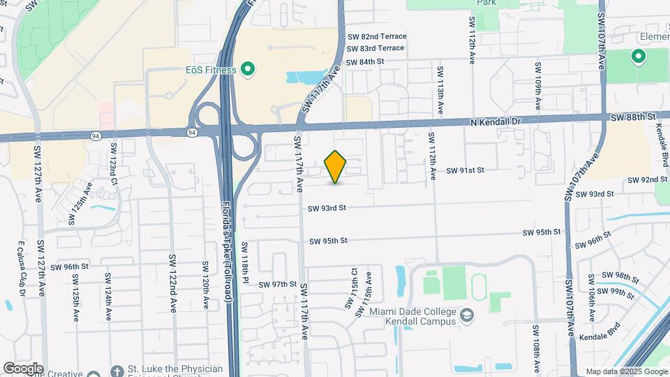 11580 SW 92nd St Map and Location Details