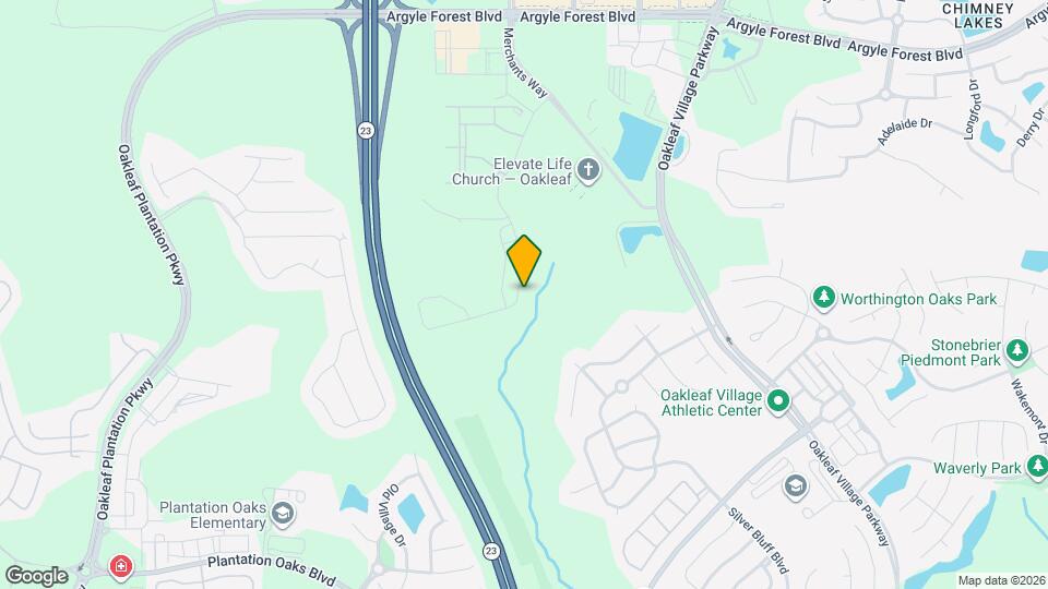 411 Cherry Ridge Dr Mapa y Detalles de la Ubicación