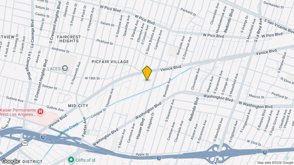 1740 Carmona Ave, Unit 0 Mapa y Detalles de la Ubicación