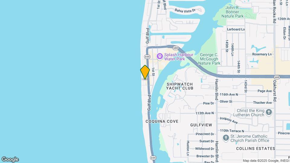 206 Gulf Blvd Mapa y Detalles de la Ubicación