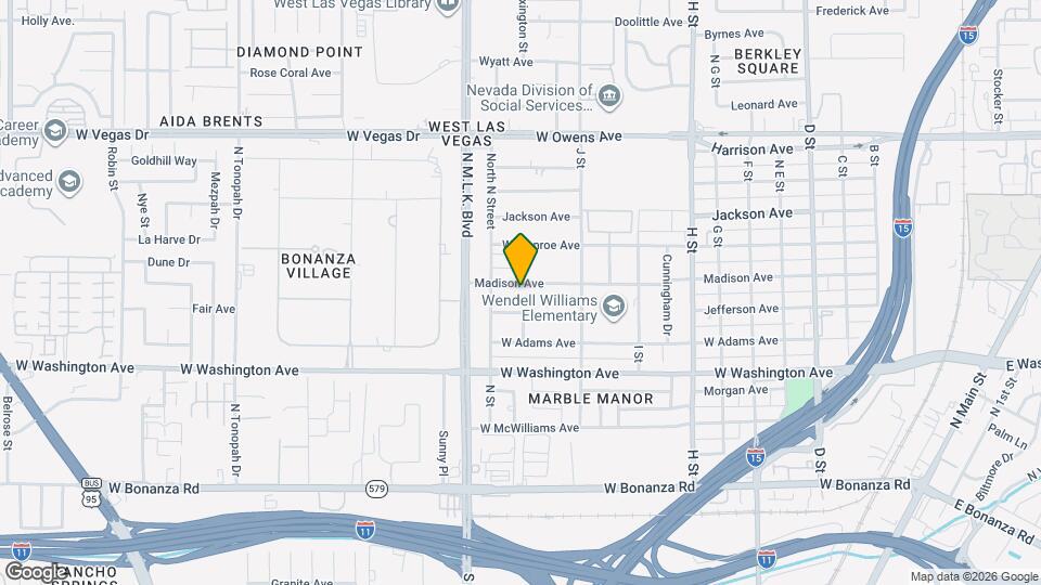 1301 Madison Ave Map and Location Details