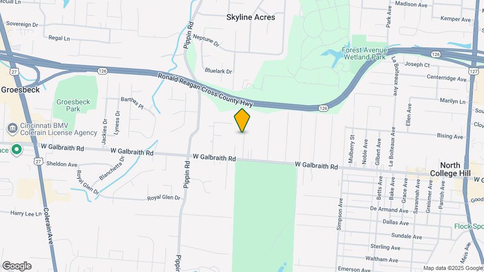 6921 Pin Oak Dr, Unit 2 Map and Location Details