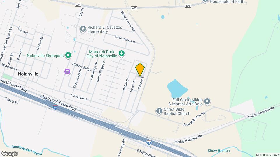 217 Pointer St Map and Location Details