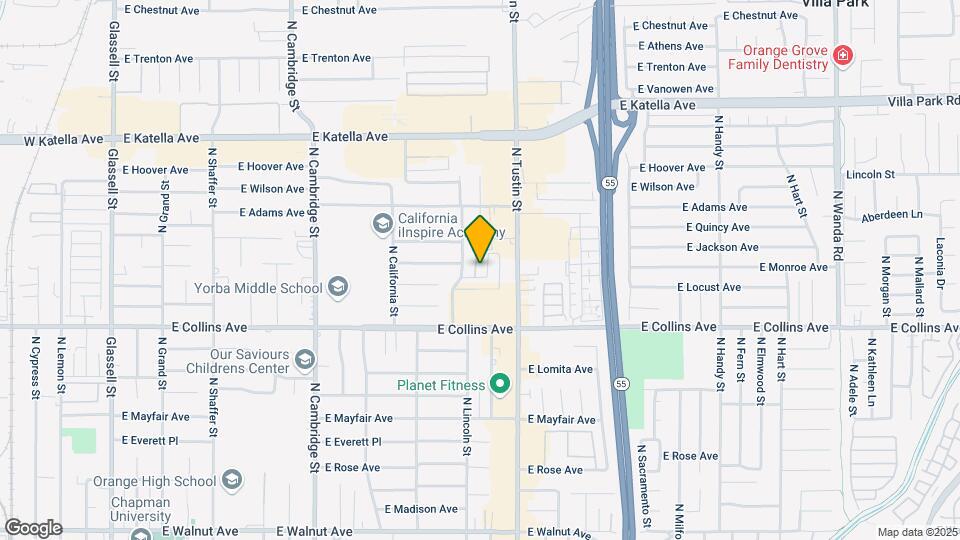 1016 N Shattuck Pl Mapa y Detalles de la Ubicación