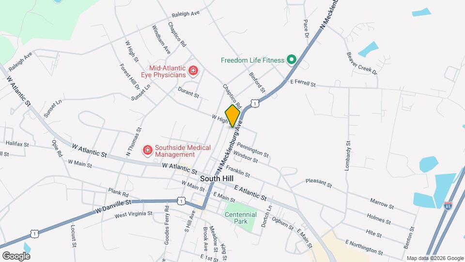 409 N Mecklenburg Ave Map and Location Details