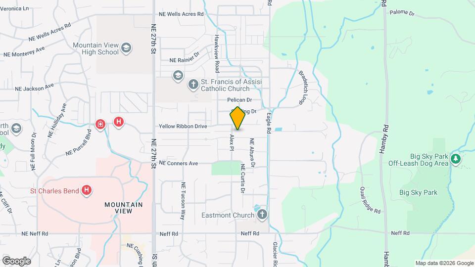 3006 NE Red Oak Dr Map and Location Details