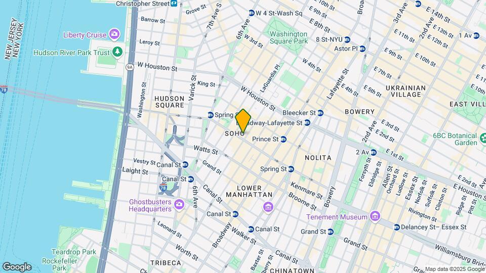 145 Spring St Mapa y Detalles de la Ubicación
