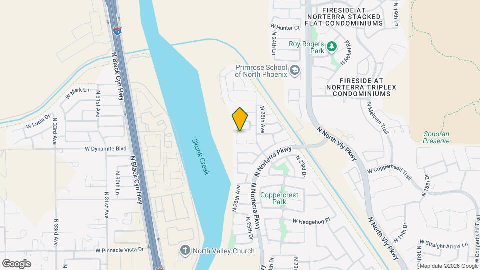 28231 N 25th Dale Map and Location Details