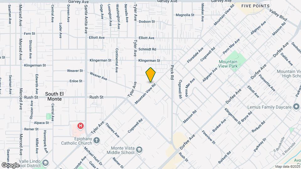 2159 Mountain View Rd Map and Location Details