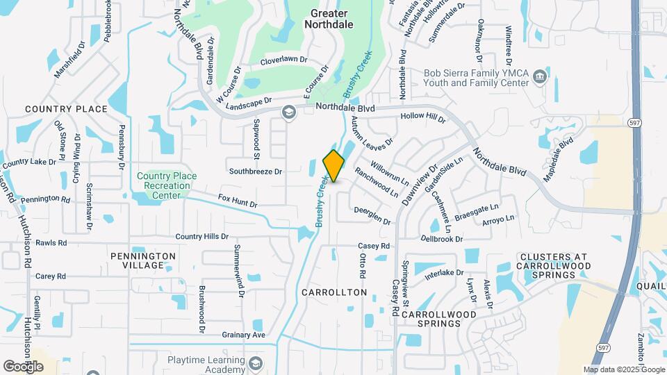 15642 Bear Creek Dr Map and Location Details