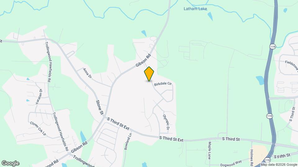 1103 Birkdale Dr Mapa y Detalles de la Ubicación