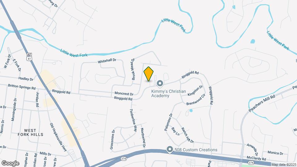 2100 Ringgold Ct Map and Location Details