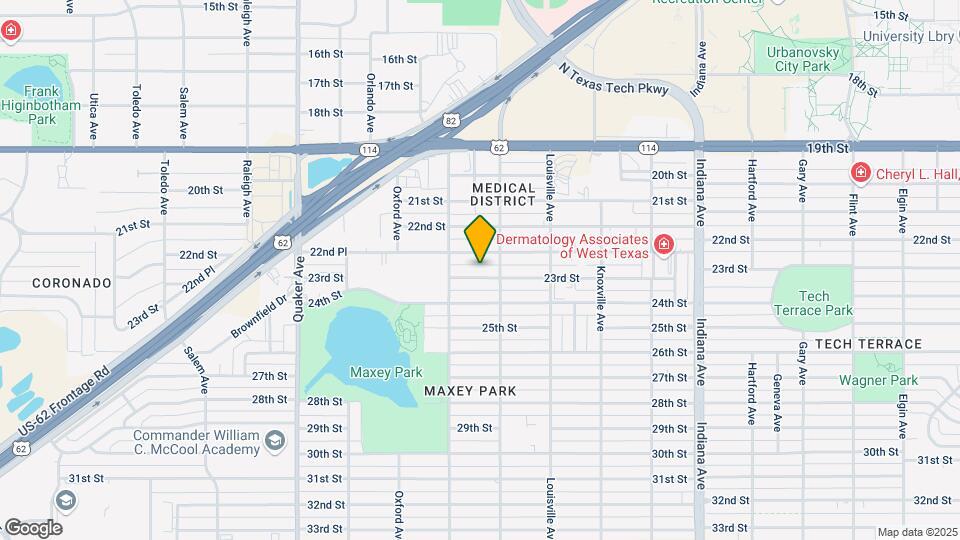 3808 23rd St Map and Location Details
