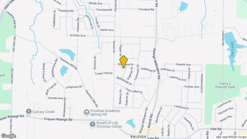 3823 Barberry St Map and Location Details