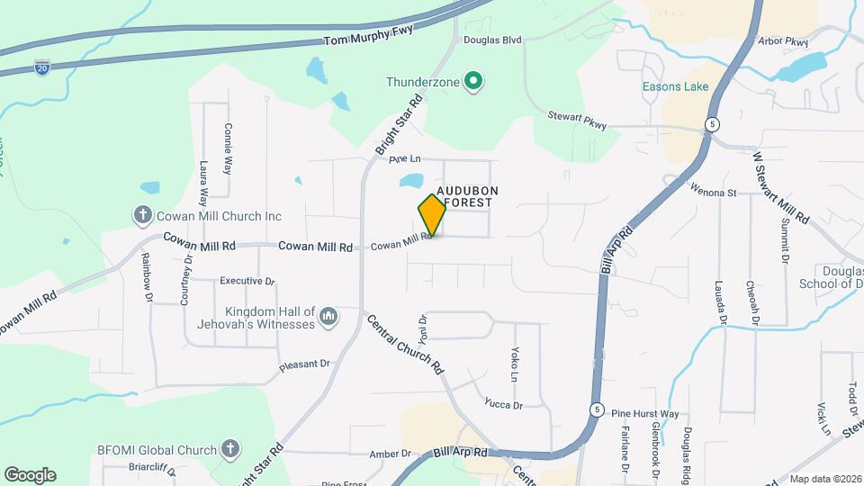 6195 Cowan Mill Rd Map and Location Details