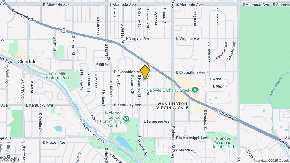 755 S Krameria St Map and Location Details