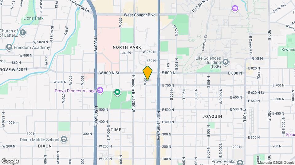720 N 100 W St Map and Location Details