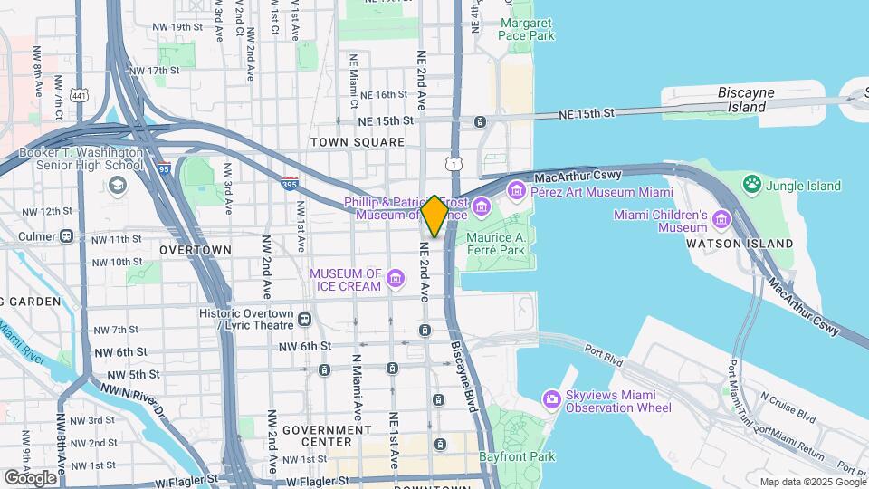 1000 Biscayne Blvd, Unit 1002 Map and Location Details
