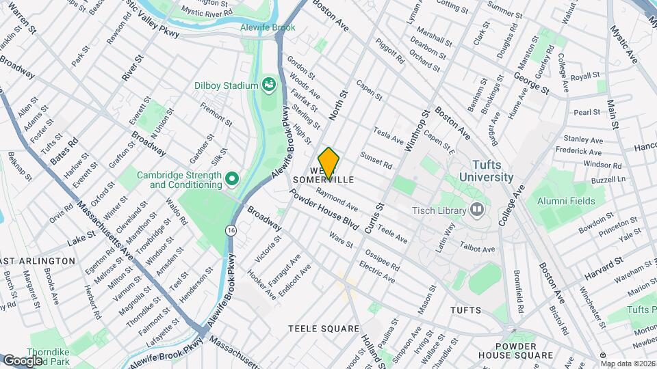 76 Conwell Ave, Unit #3 Map and Location Details