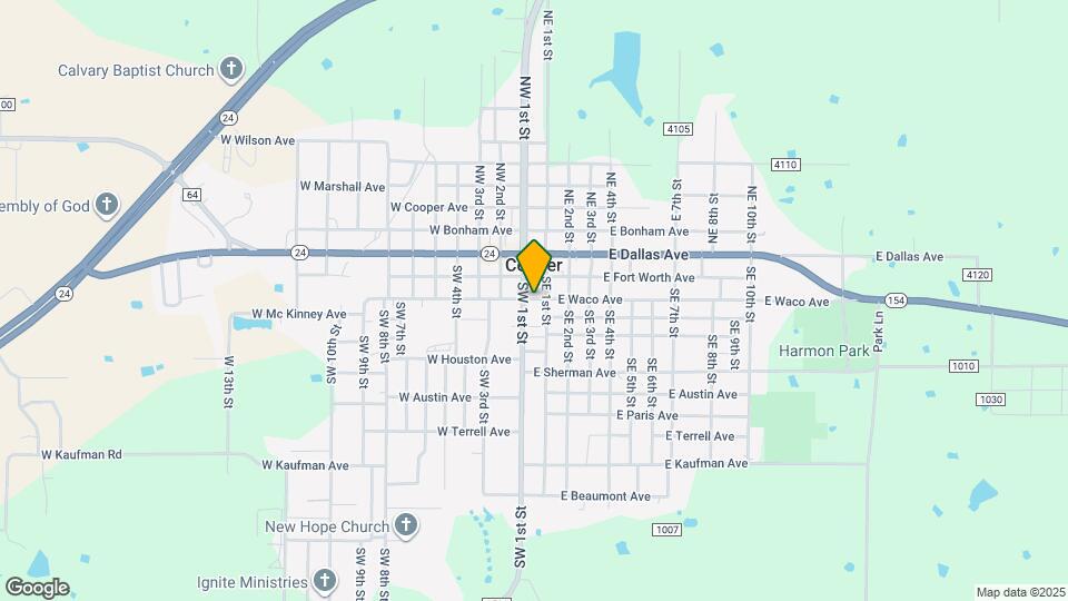 350 W Waco Ave Map and Location Details