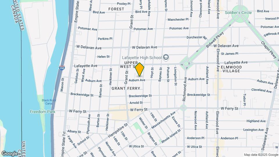 326 Auburn Ave Mapa y Detalles de la Ubicación