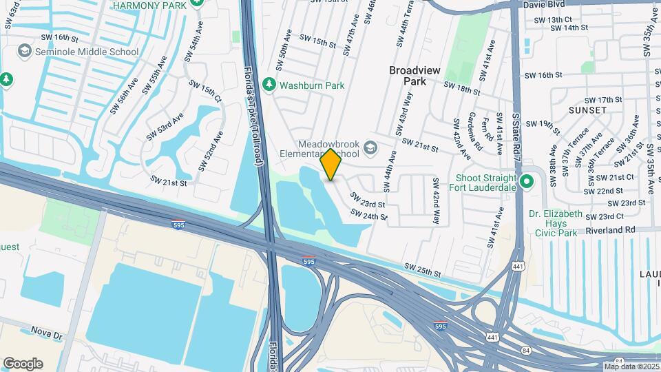 4540 SW 24th St Map and Location Details
