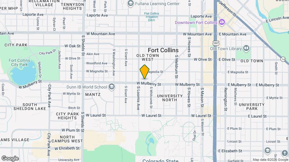 616 W Mulberry St Mapa y Detalles de la Ubicación