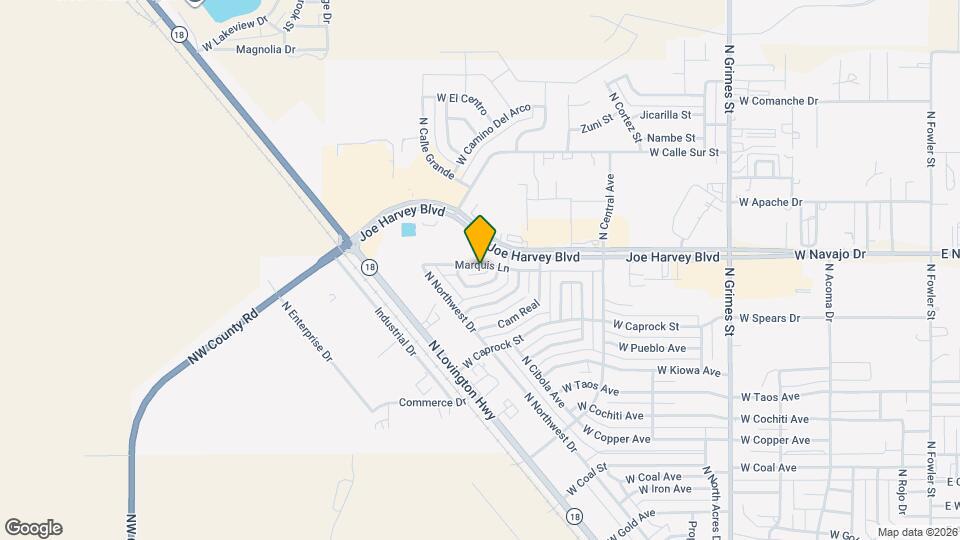 1603 Marquis Ln Map and Location Details