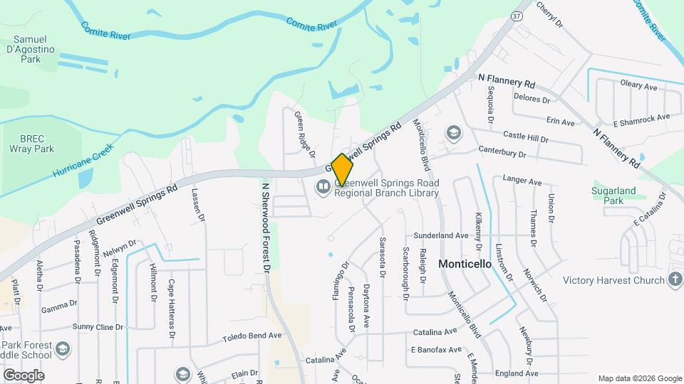 11320 Greenwell Springs Rd Map and Location Details