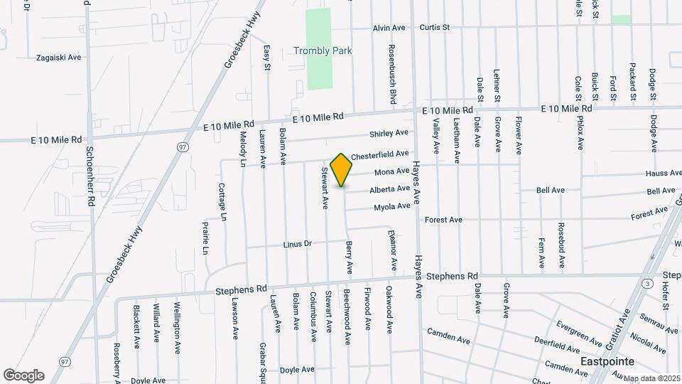 24597 Berry Ave Map and Location Details