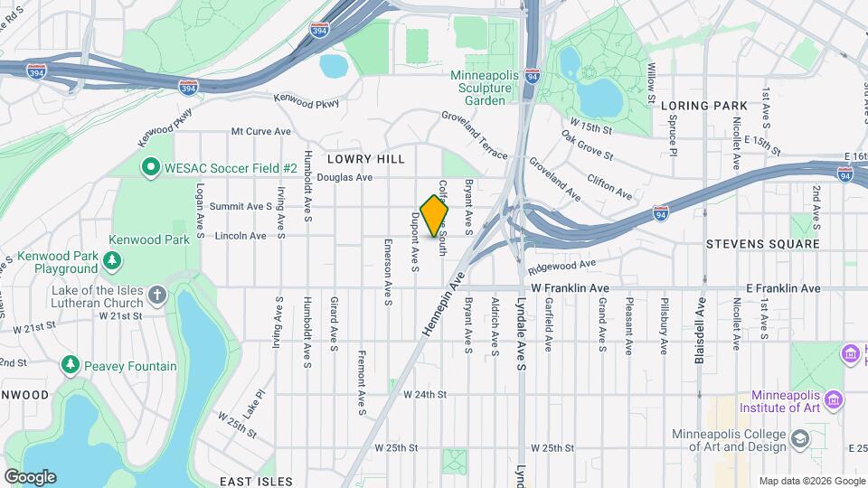 1900 Colfax Ave S, Unit 5 Map and Location Details