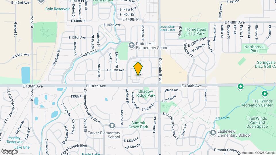 13616 Garfield St Map and Location Details