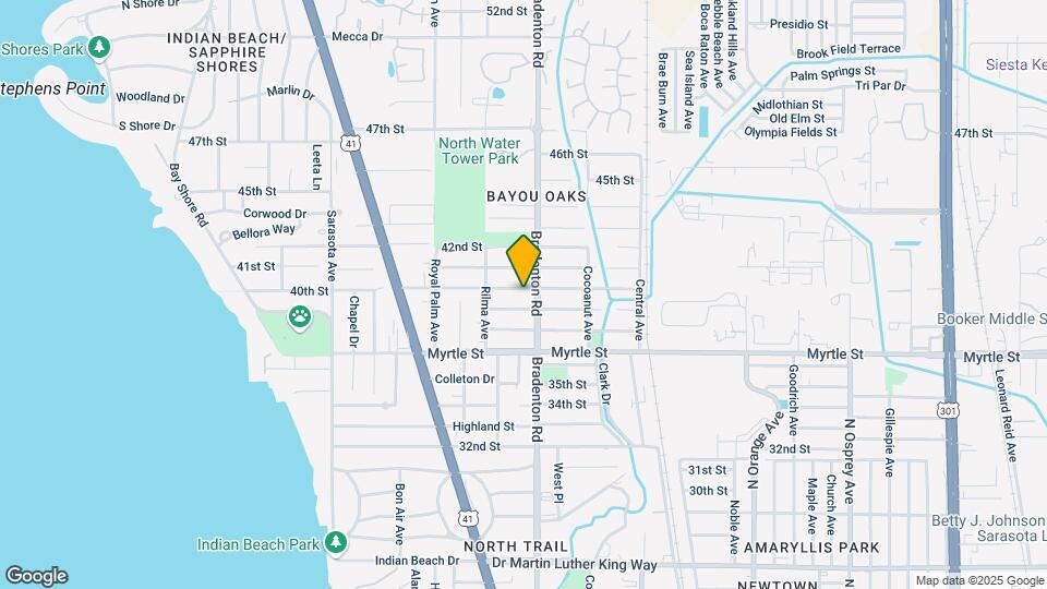 1176 40th St Mapa y Detalles de la Ubicación